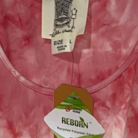 ANTHROPOLOGIE Lili's Closet Pink Tie Dye Romper NWT - Picture 4 of 4